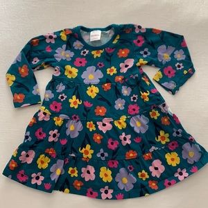 Hanna Andersson 2T floral tiered dress